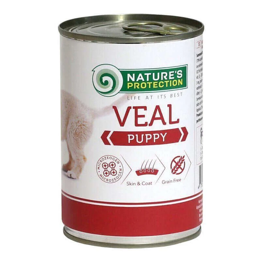 Nature's Protection Puppy Veal – Консервований корм з м'ясом телятини для цуценят; 800 г: ціни та характеристики
