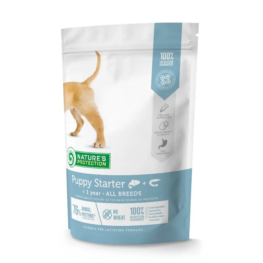 Nature‘s Protection Puppy starter All breeds - Сухой корм с лососем птицы для щенков всех пород; 500 г: цены и характеристики