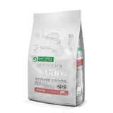 Nature's Protection Superior Care White Dogs Grain Free Starter All Breeds – Сухий корм з м'ясом лосося для цуценят і юніорів всіх порід з білим забарвленням шерсті; 1,5 кг