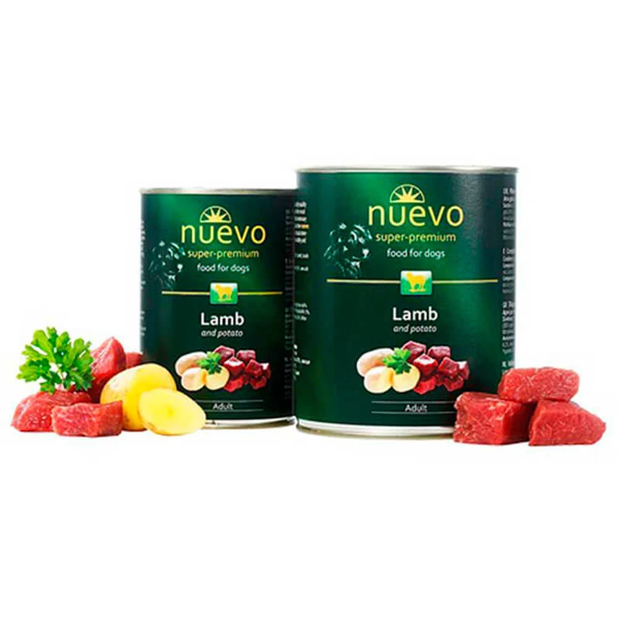 Nuevo (Нуєво) Adult Lamb and Potato - Консервований корм з ягням та картоплею для собак; 400 г: ціни та характеристики