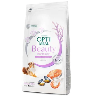 UAnimals OptiMeal Beauty Harmony Adult Dog - Сухий корм з морепродуктами для дорослих собак з м'яким заспокійливим ефектом; 10 кг