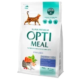 OptiMeal Complete Dry Pet Food Salmon – Сухой корм с лососем для стерилизованных кошек; 700 г