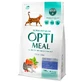 OptiMeal Complete Dry Pet Food Salmon – Сухой корм с лососем для стерилизованных кошек; 700 г