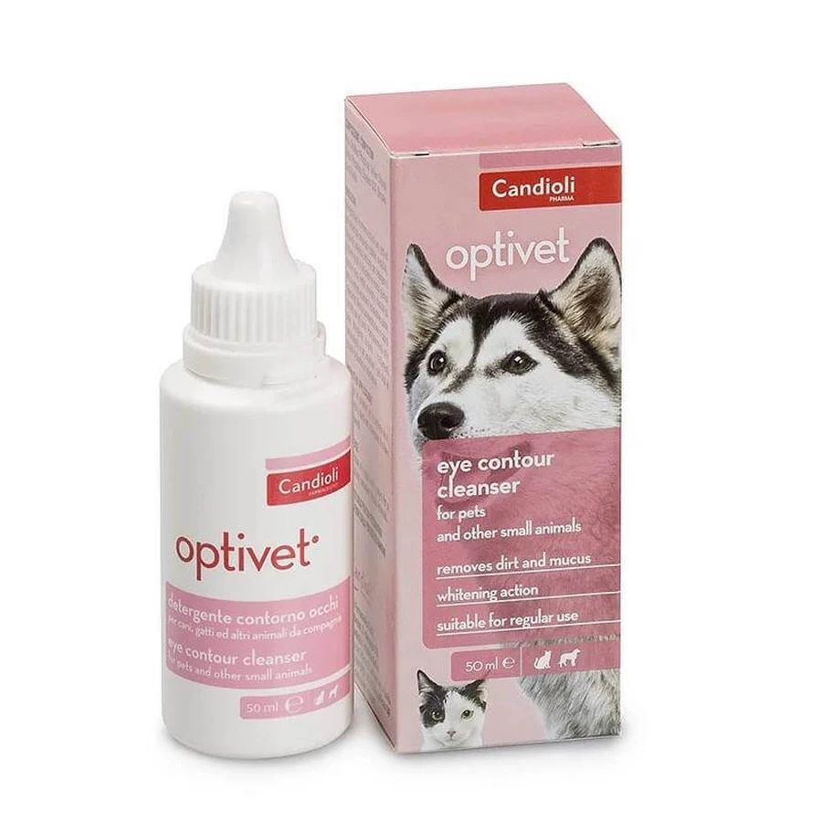 Optivet (Оптивет) by Candioli - Лосьон для ухода за глазами котов и собак; 50 мл: цены и характеристики