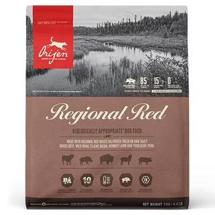 Orijen Regional Red Dog - Сухий корм з яловичиною для собак різних порід на всіх стадіях життя; 2 кг