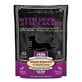 Oven-Baked (Овен-Бекет) Tradition Dog Duck - Беззернові ласощі для собак із качкою; 227 г