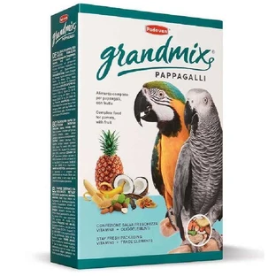 Padovan (Падован) Grandmix Pappagalli - Основной корм для крупных попугаев; 600 г