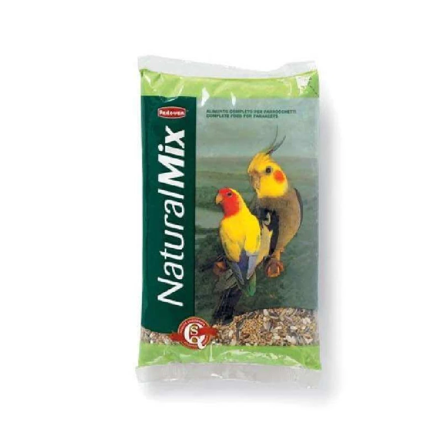 Padovan (Падован) Naturalmix Parrocchetti - Корм для попугаев средних размеров; 850 г: цены и характеристики