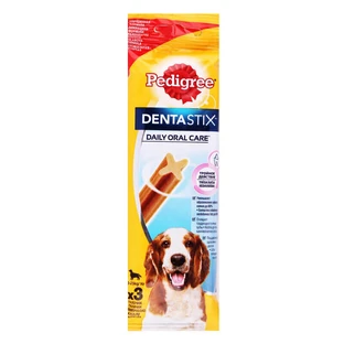 Pedigree (Педігрі) Denta Stix - Ласощі для чищення зубів собак середніх порід; 77 г