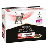 Pro Plan Veterinary Diets (Про План Ветеринарі Дієтс) DM ST/OX Diabetes Managment - Консервированный корм с говядиной для взрослых кошек болеющих сахарным диабетом; 10х85 г