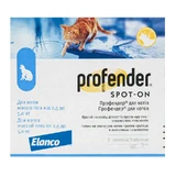 Profender (Профендер) by Elanco Animal - spot-on - Капли от гельминтов для кошек (1 пипетка); 2,5-5 кг