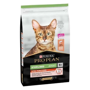 Purina Pro Plan Sterilised Adult Vital Functions - Сухой корм с лососем для стерилизованных взрослых котов; 400 г