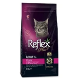 Reflex Plus (Рефлекс Плюс) Adult Cat Choosy Salmon – Сухой корм с лососем для привередливых котов; 1,5 кг