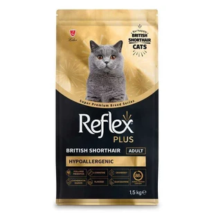 Reflex Plus British Shorthair Hypoallergenic Adult - Сухой корм с курицей для взрослых кошек британской короткошерстной породы; 1,5 кг