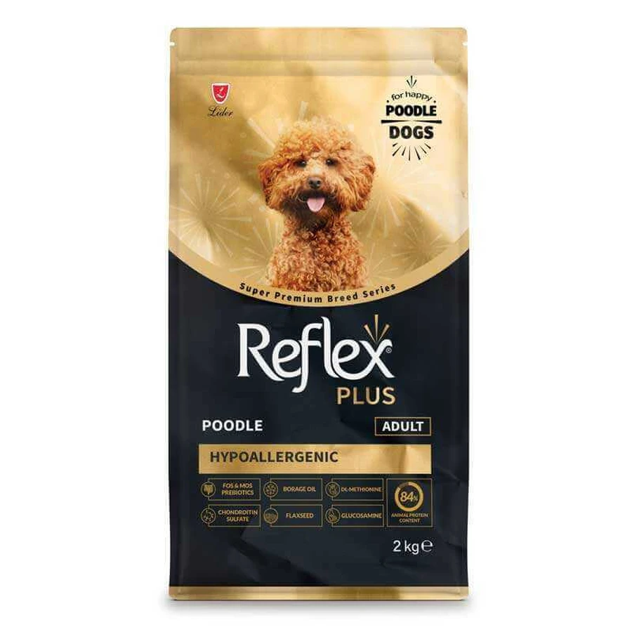 Reflex Plus Poodle Hypoallergenic Adult - Сухой корм с курицей для взрослых собак породы пудель; 1,5 кг: цены и характеристики