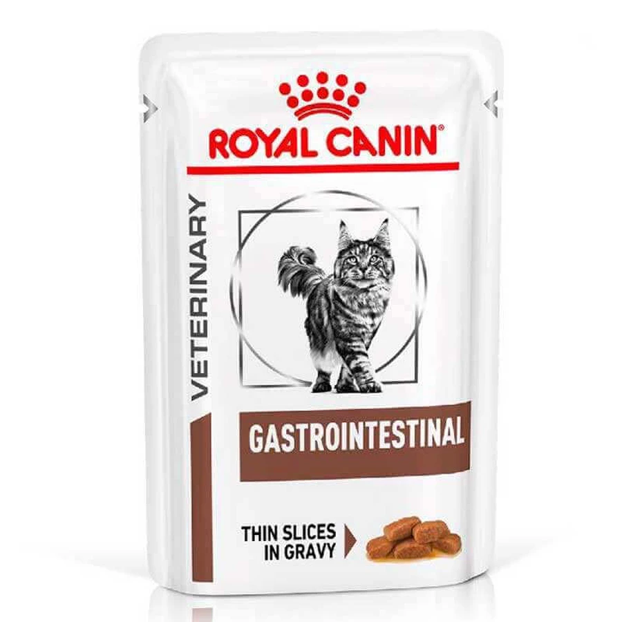 Royal Canin Gastrointestinal - Консервований корм для котів при порушенні травлення (шматочки в соусі); 85 г: ціни та характеристики