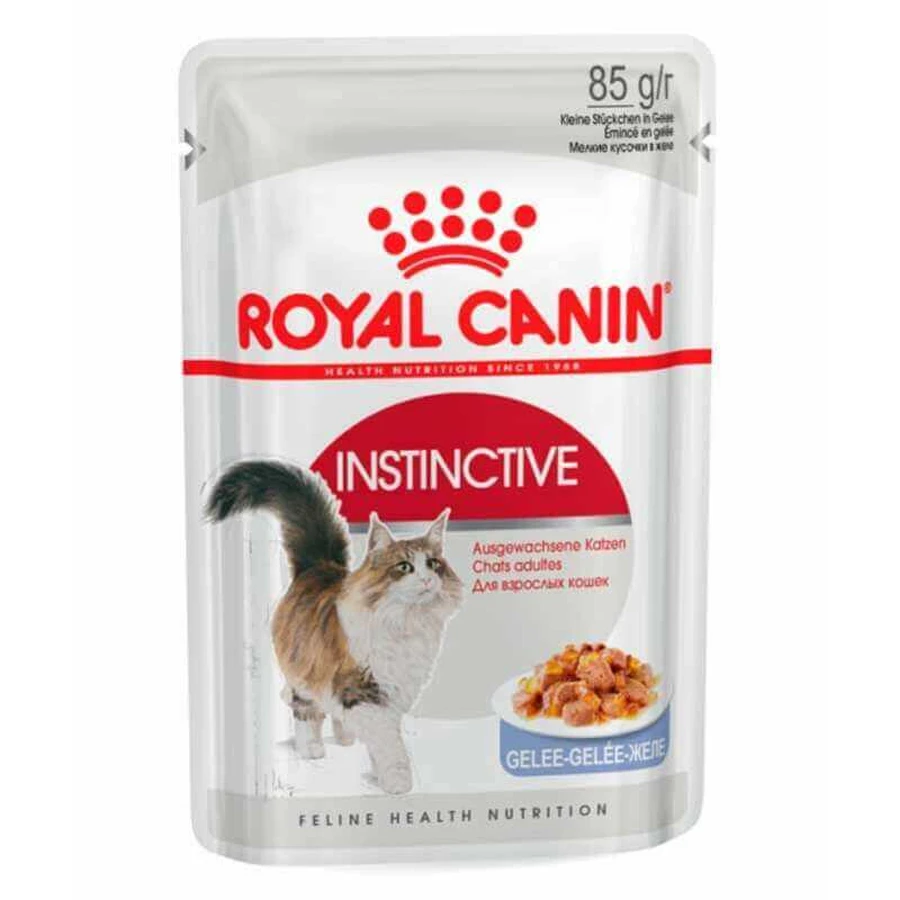 Royal Canin Instinctive - Консервированный корм для кошек старше 1 года (кусочки в желе); 85 г: цены и характеристики