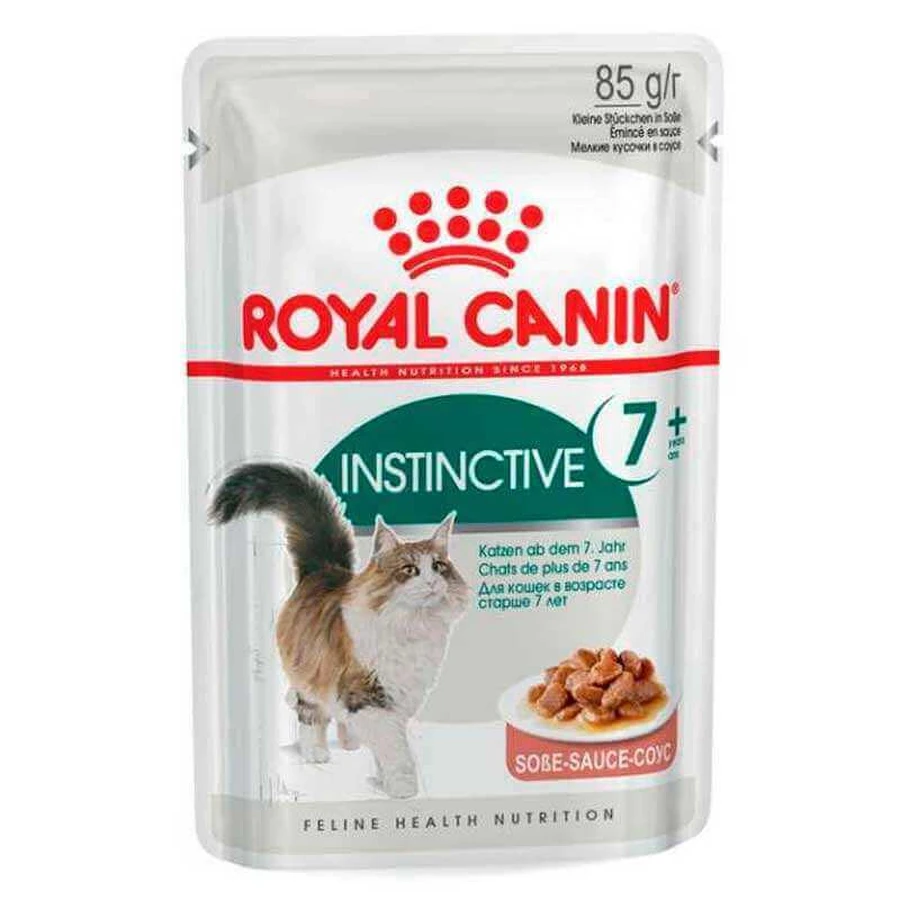 Royal Canin Instinctive 7+ - Консервований корм для котів старше 7 років (шматочки в соусі); 85 г: ціни та характеристики