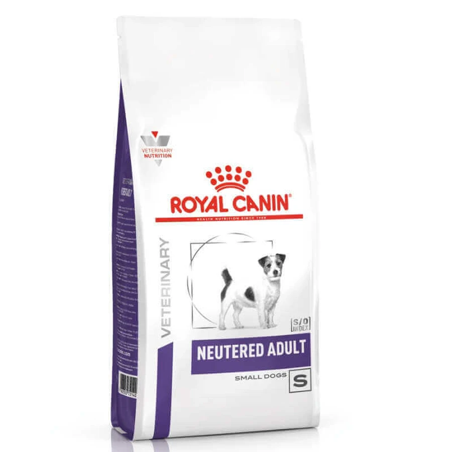 Royal Canin Neutered Adult Small Dog - Ветеринарная диета для стерилизованных собак малых пород, склонных к набору лишнего веса и мочекаменной болезни; 1,5 кг: цены и характеристики