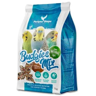 Перлина степу Budgies Mix - Зернова суміш для хвилястих папуг; 1 кг
