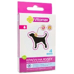 Vitomax (Вітомакс) Протипаразитарні еко-краплі від бліх та кліщів на холку для собак (1 піпетка) 0,8 мл: ціни та характеристики