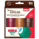 TropiClean (Тропиклин) Enticers Kong - Набор гелей с разными вкусами для шарика Конг для собак; 3х14.8 мл