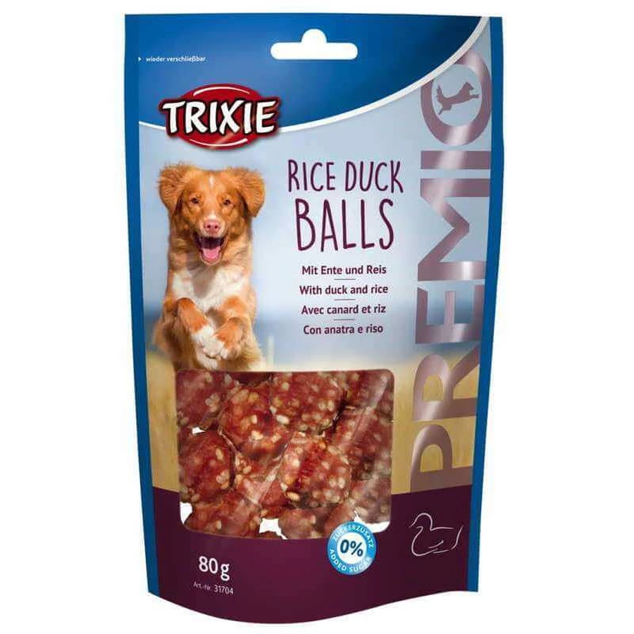 Trixie (Трикси) PREMIO Rice Duck Balls - Лакомство утиные шарики с рисом для собак; 80 г: цены и характеристики