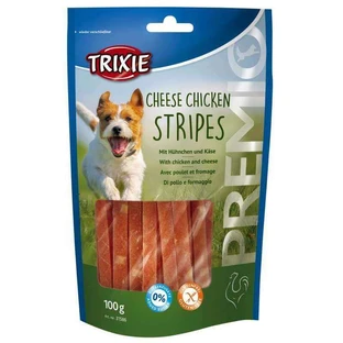 Trixie (Тріксі) Premio Chicken Cheese Stripes - Ласощі для собак зі смаком сиру і курки; 100 г