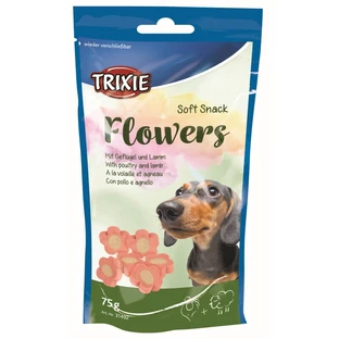 Trixie (Трикси) Flowers - Лакомство с ягненком и курицей для собак; 75 г