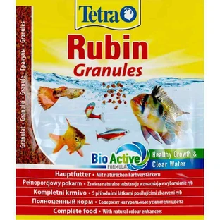 Tetra (Тетра) Rubin Granules - Корм для посилення забарвлення акваріумних риб; 15 г