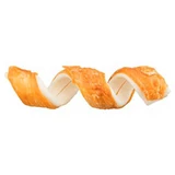Trixie (Тріксі) DentaFun Knotted Chewing – Ласощі з куркою для чищення зубів, жувальні спіральки для собак; 3х15 см