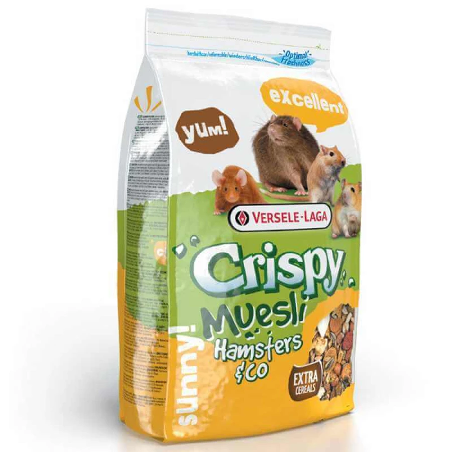 Versele-Laga (Верселе-Лага) Crispy Muesli Hamster - Зерновая смесь (корм) для хомяков, крыс, мышей и песчанок; 1 кг: цены и характеристики