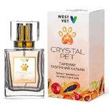 West Vet Crystal Pet - Парфуми Тропічний кальян для собак і котів; 50 мл
