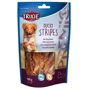 Trixie (Тріксі) Premio Ducky Stripes - Ласощі з качиною грудкою для собак; 100 г