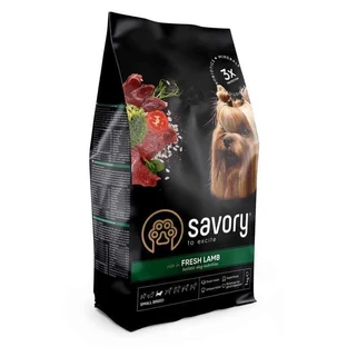Savory Fresh Lamb Adult Small Breeds - Сухой корм из свежего мяса ягненка для собак малых пород; 1 кг