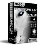 Unicum (Уникум) Premium Противопаразитарные капли на холку против блох и клещей для собак, 1 шт. (10-30 кг)