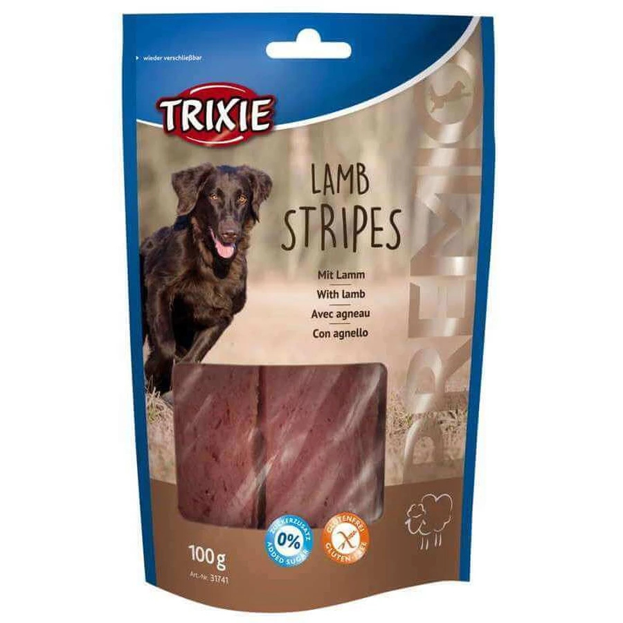Trixie (Тріксі) PREMIO Lamb Stripes - Ласощі з ягням для собак; 100 г: ціни та характеристики