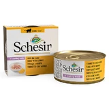 Schesir Tuna with Mango - Консервированный корм с тунцом и манго для взрослых котов (кусочки в собственном соку); 75 г