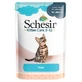 Schesir Kitten Care Tune - Консервированный корм с тунцом для котят (кусочки в желе); 85 г
