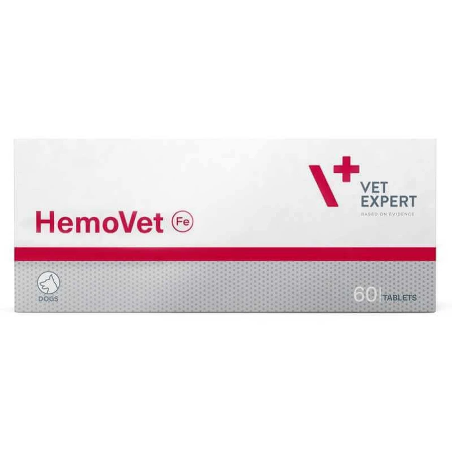 VetExpert (ВетЕксперт) HemoVet - Вітамінно-мінеральний препарат проти анемії для собак; 60 шт./уп: ціни та характеристики