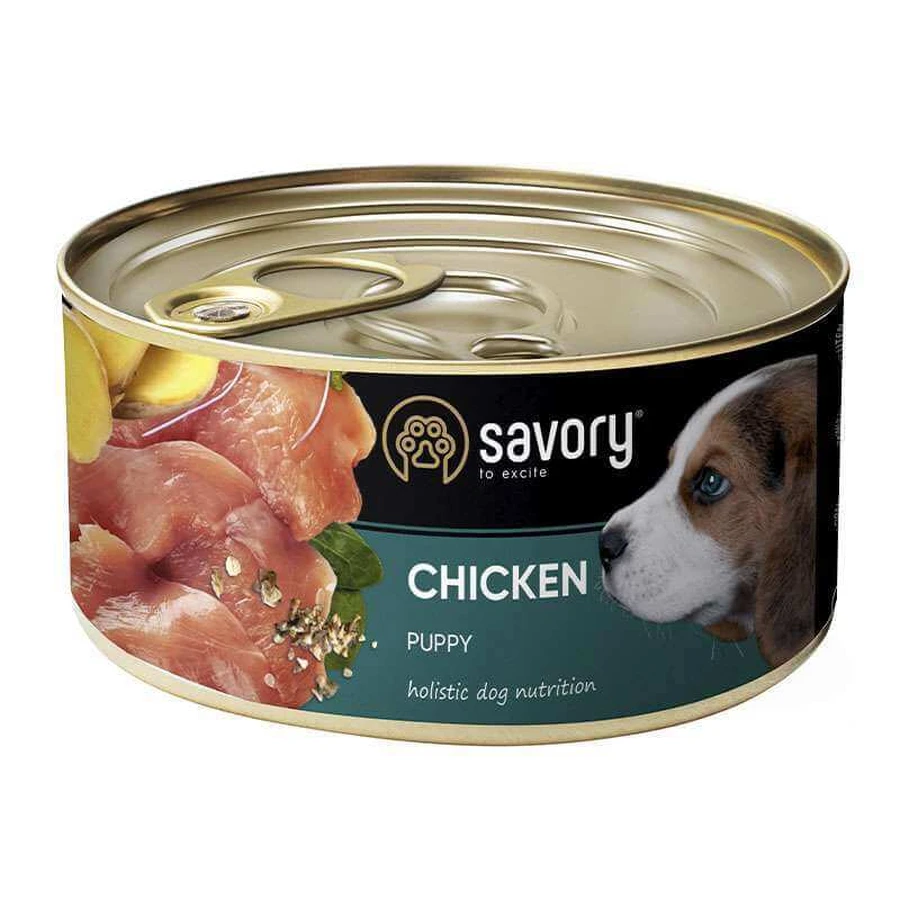 UAnimals Savory Chicken Puppy - Влажный корм из мяса курицы для щенков; 200 г: цены и характеристики