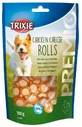 Trixie (Трикси) Premio Chicken Cheese Rolls – Роллы с курицей и сыром для собак; 100 г