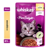 Whiskas (Віскас) Pure Delight - Вологий корм з куркою в желе для котів; 85 г