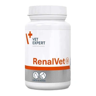 VetExpert (ВетЕксперт) RenalVet - Харчова добавка для собак і котів з симптомами хронічної ниркової недостатності; 60 шт./уп.