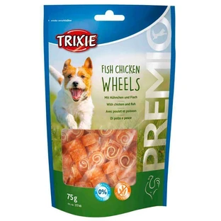 Trixie (Тріксі) Premio Fish Chicken Wheels – Ласощі з куркою і рибою для собак; 75 г
