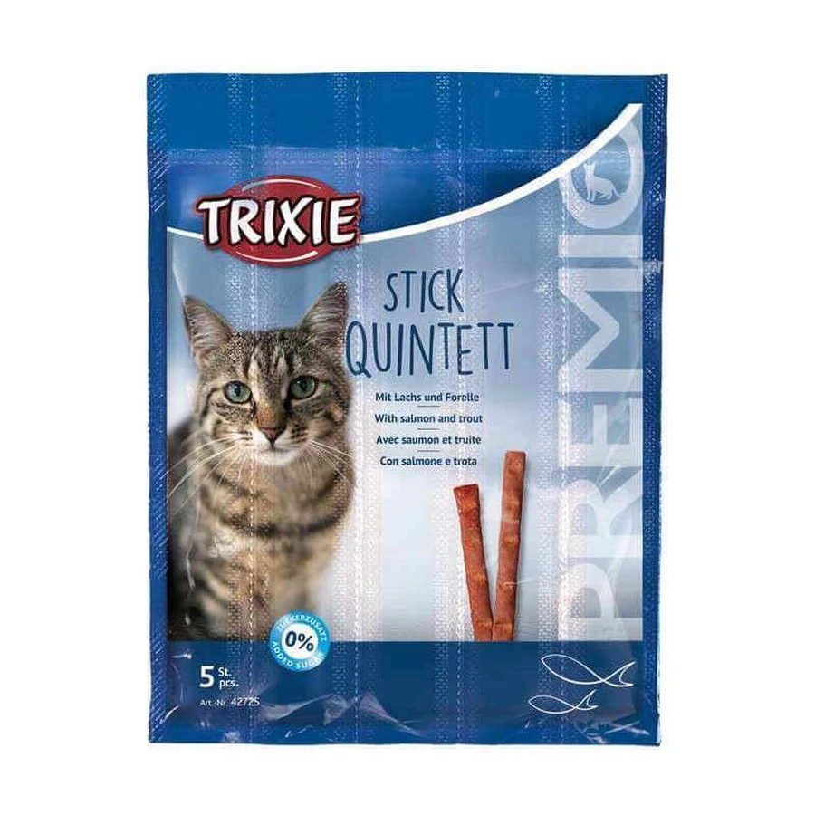 Trixie (Тріксі) PREMIO Quadro-Sticks - Ласощі палички жувальні для котів; лосось / форель: ціни та характеристики