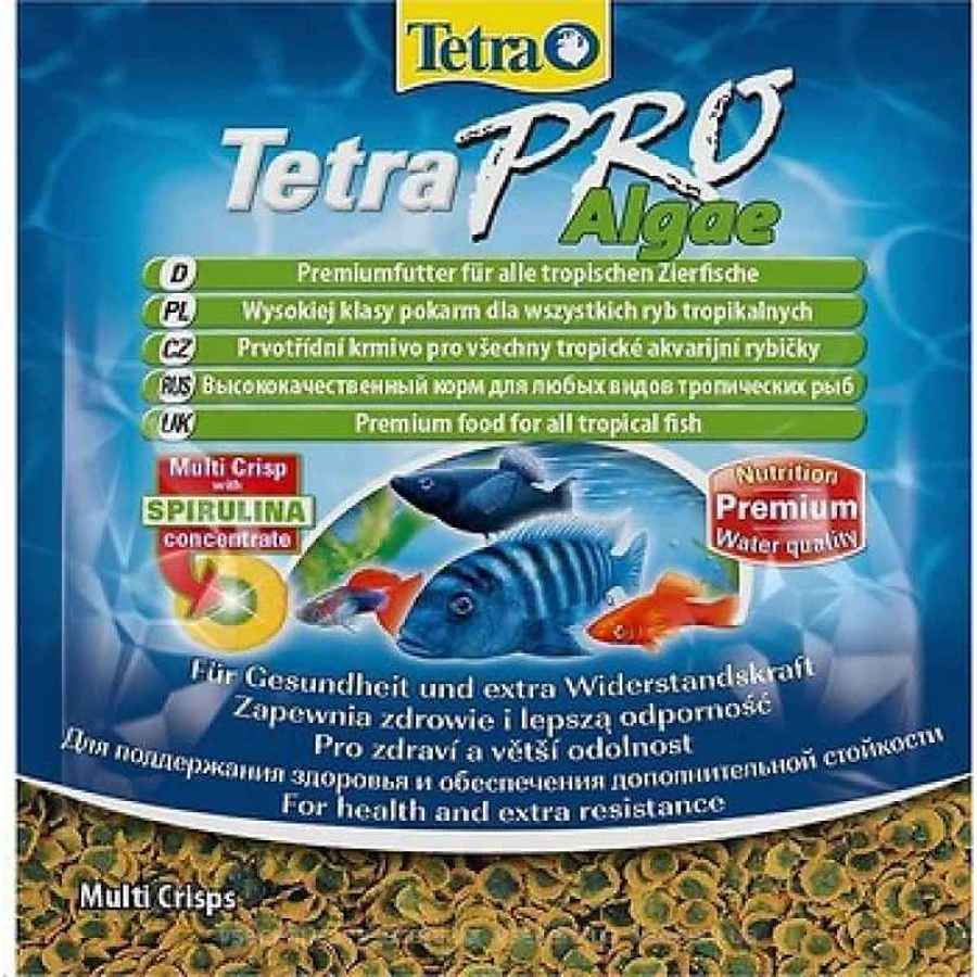 Tetra (Тетра) TetraPRO Algae Multi-Crisps - Корм для акваріумних риб з овочами; 12 г: ціни та характеристики