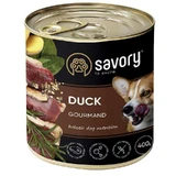 Savory Dog Gourmand Duck - Вологий корм з качкою для дорослих собак гурманів всіх порід; 400 г