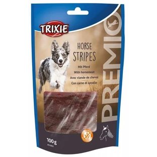 Trixie (Трикси) PREMIO Horse Stripes - Лакомство в форме пластин с кониной для собак; 100 г