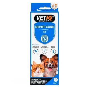 VetIQ Denti-Care Kit - Набір для догляду за зубами собак та котів; Комплект
